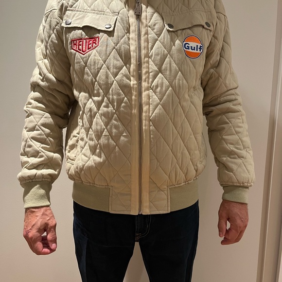 Vintage looking Bomber jkt with “ sponsor badges “ - Picture 3 of 16
